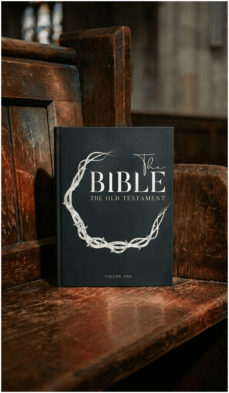 The Old Testament (Volume 1) on Bible Black Paper