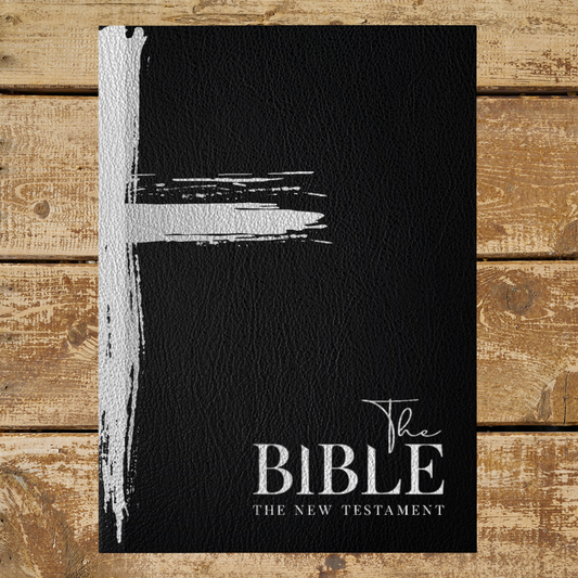 Leather Fibre Edition The Bible on Black Paper