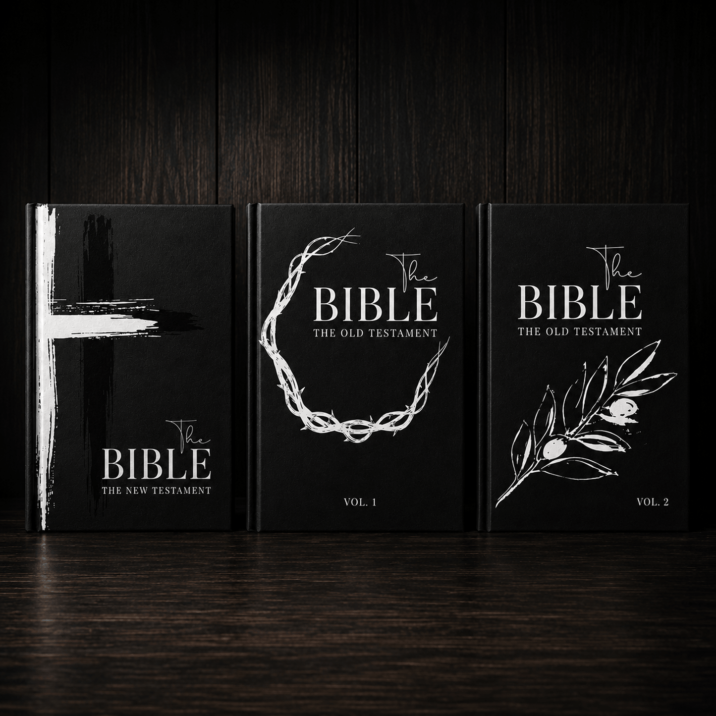 The Complete Bible on Black Paper