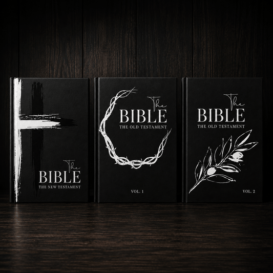 The Complete Bible on Black Paper