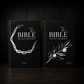 The Old Testament Bible on Black Paper