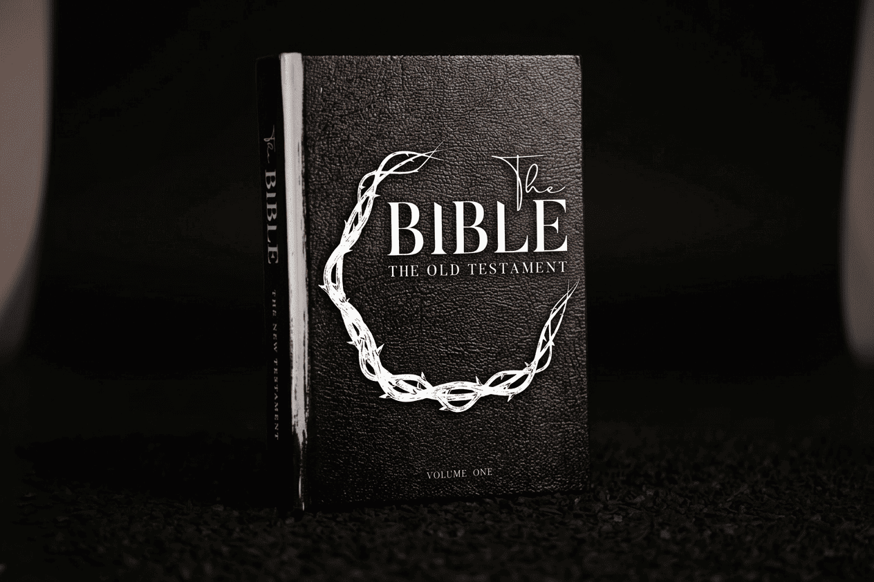 The Old Testament (Volume 1) on Bible Black Paper