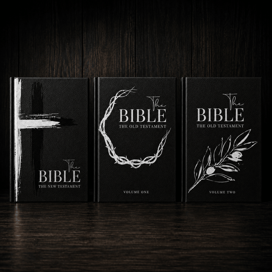 The Complete Bible on Black Paper