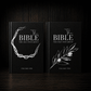 The Old Testament Bible on Black Paper